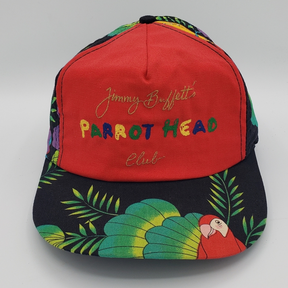 Jimmy Buffet Parrot Head Club Snapback Hat By Sands Mfg Corp Tropical Bird